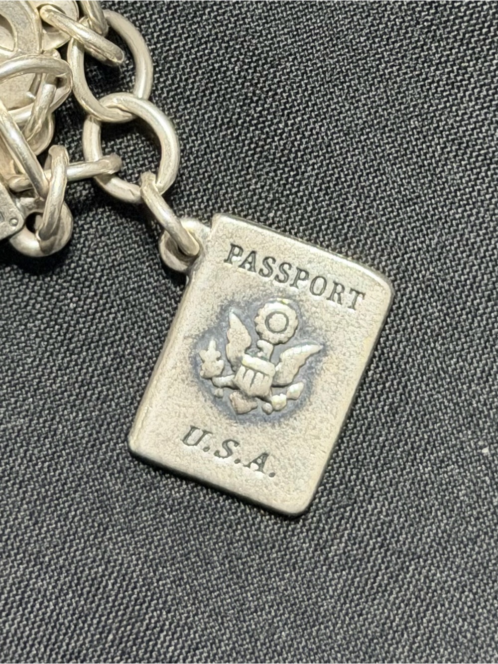 James Avery passport charm